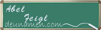 Abel Feigl Visitenkarte